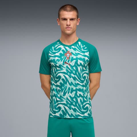 Men's Puma Green Portugal National Team Pre-Match Jersey