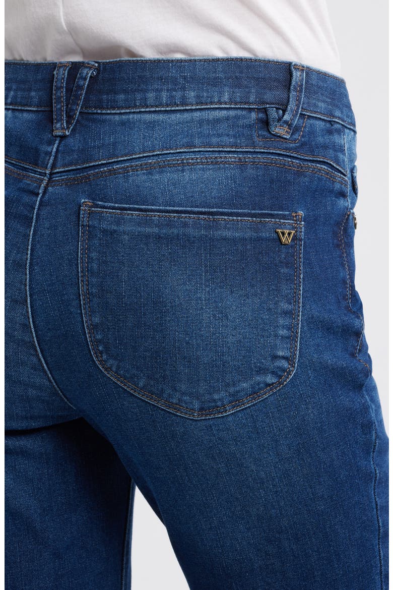 Madison 'Ab'Solution High Waist Bootcut Jeans, Alternate, color, BLUE