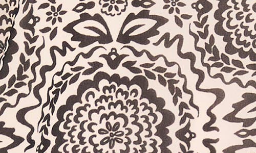 Halogenr Halogen(r) Print Peasant Top In Black