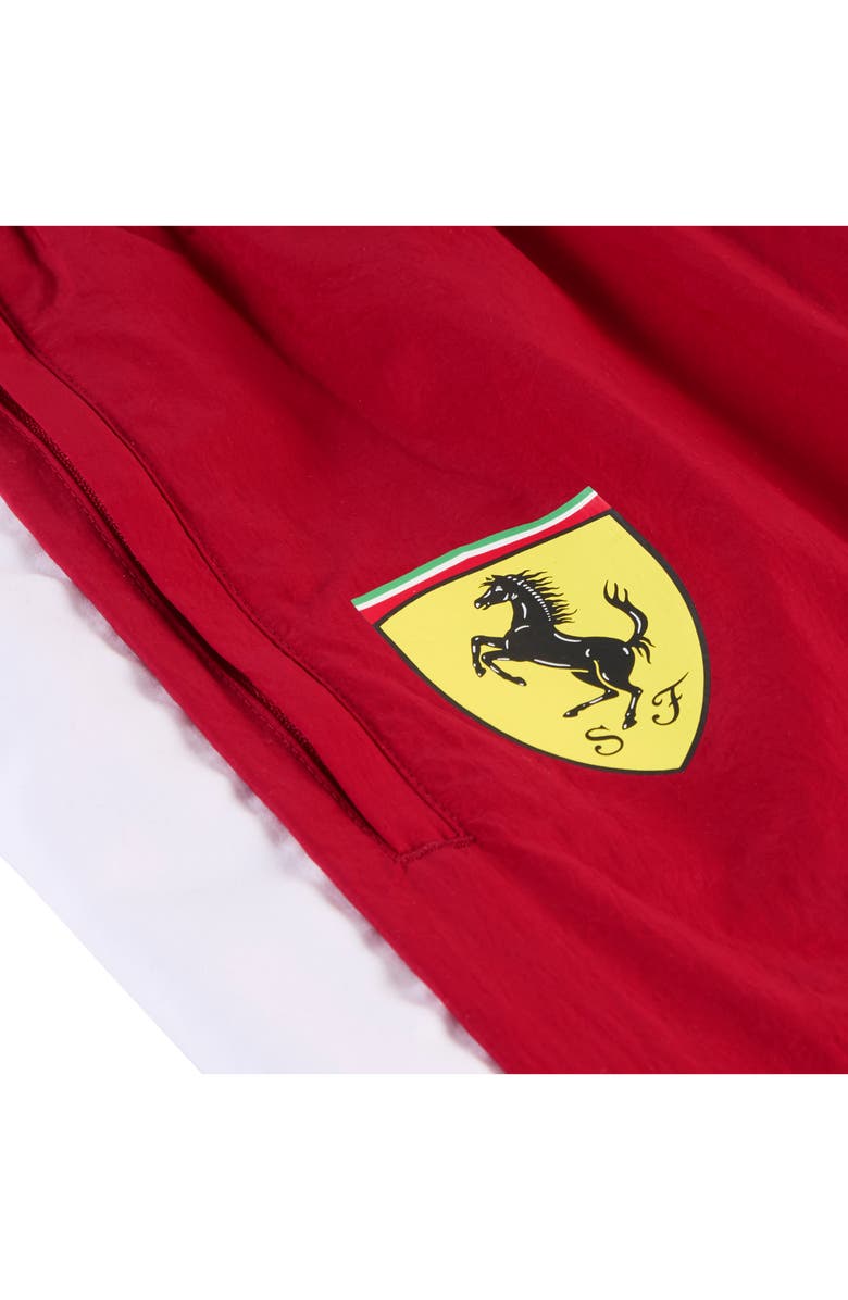PUMA x Scuderia Ferrari T7 Track Pants, Alternate, color, Dark Cherry