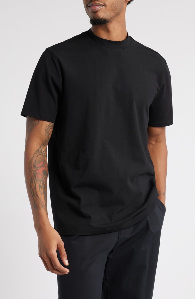 Open Edit Mock Neck T-Shirt, Main, color, 