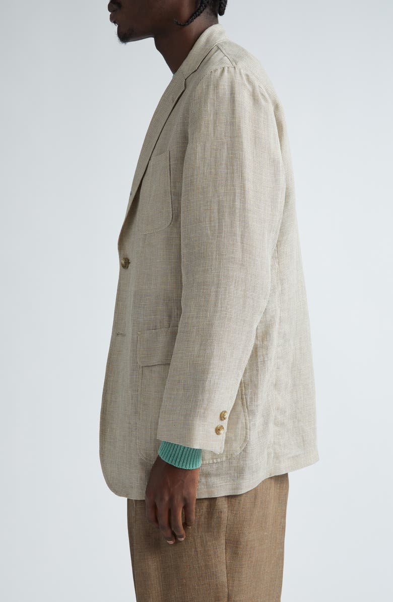 BEAMS 3B Box Fit Linen & Cotton Sport Coat, Alternate, color, 