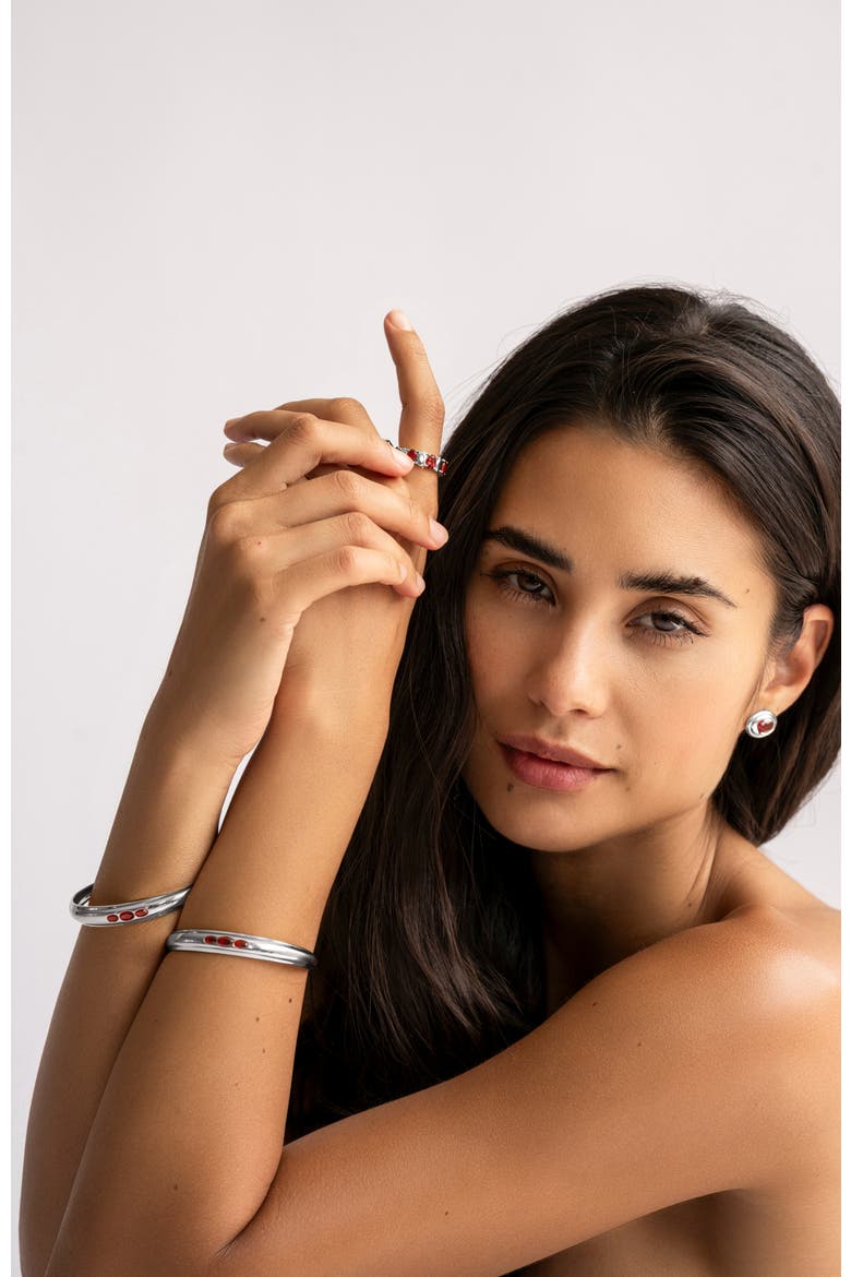 Rosalie Bracelet, Alternate, color, White Gold