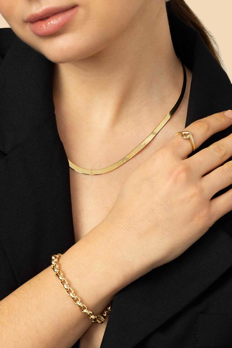 14K Yellow Gold Penthouse Bracelet, Alternate, color, Yellow Gold