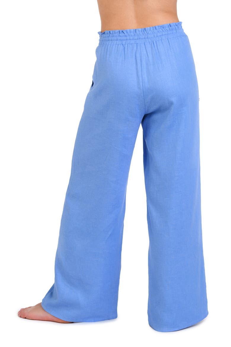 Beach Cover-Up Pants, Alternate, color, CHAMBRAY