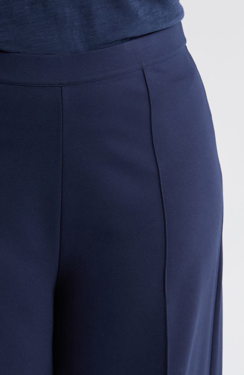 Caslon<sup>®</sup> Wide Leg Crop Pants, Alternate, color, Navy Blazer