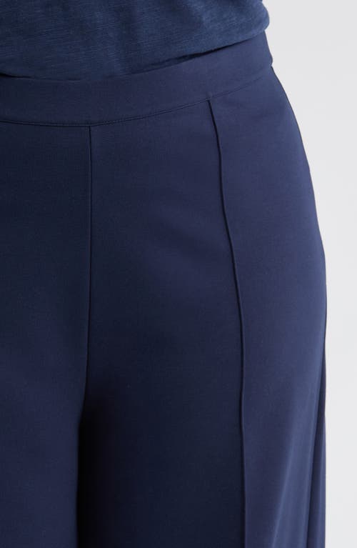 Caslonr Caslon(r) Wide Leg Crop Pants In Navy Blazer