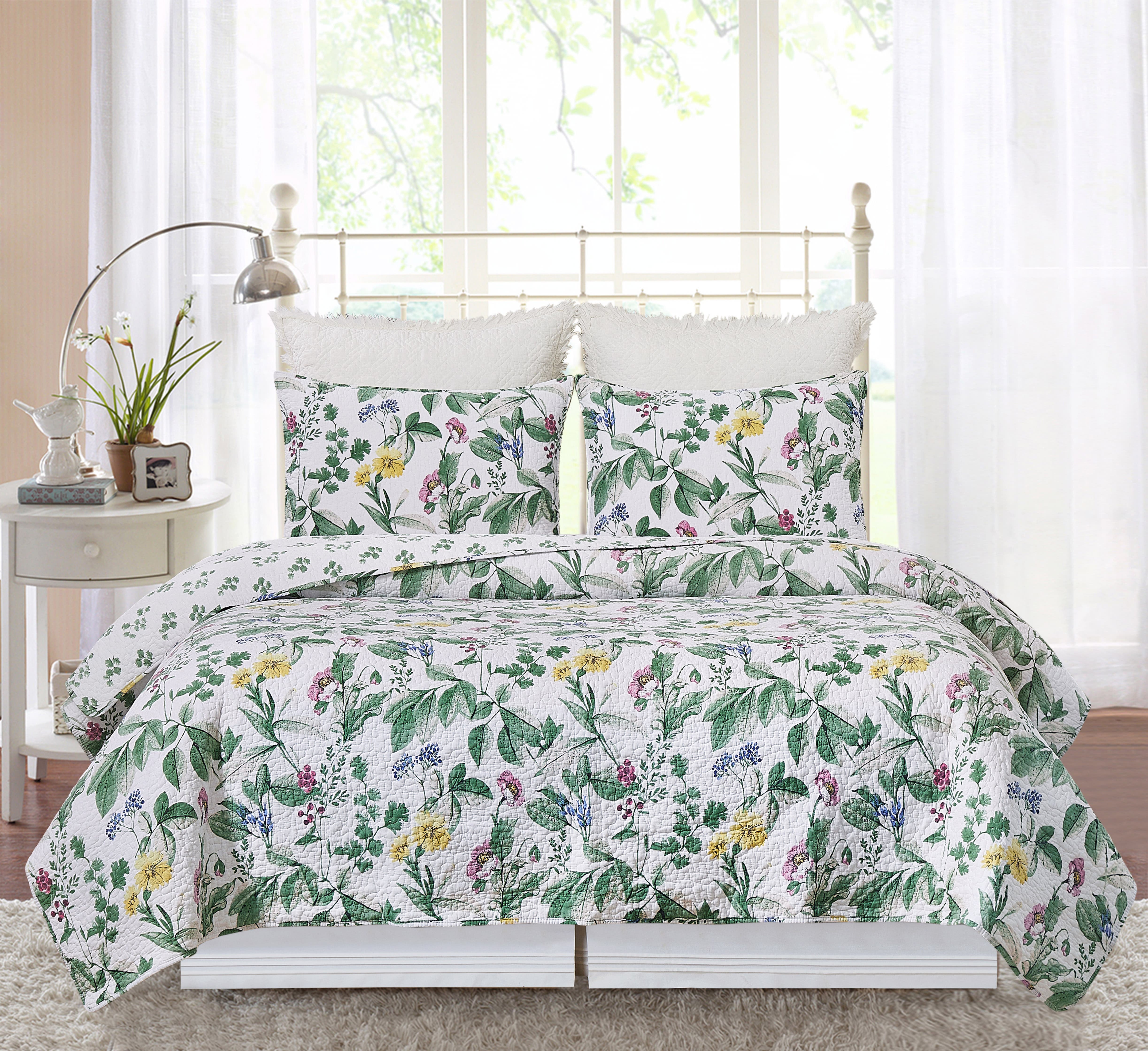 C&F Home Marcy Blooms Quilt - Thumbnail 4