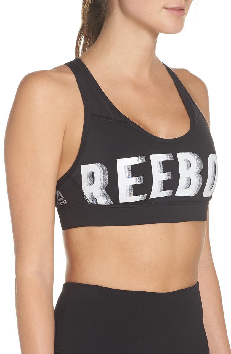 Reebok Hero Racerback Sports Bra, Alternate, color, 