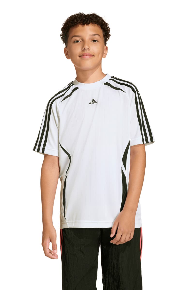 adidas Originals Kids' Teamgeist Short Sleeve Soccer T-Shirt, Alternate, color,