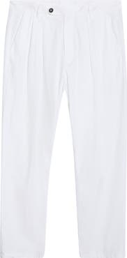 Massimo Alba Stan Pleated Cotton Trousers