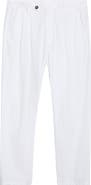 Massimo Alba Stan Pleated Cotton Trousers