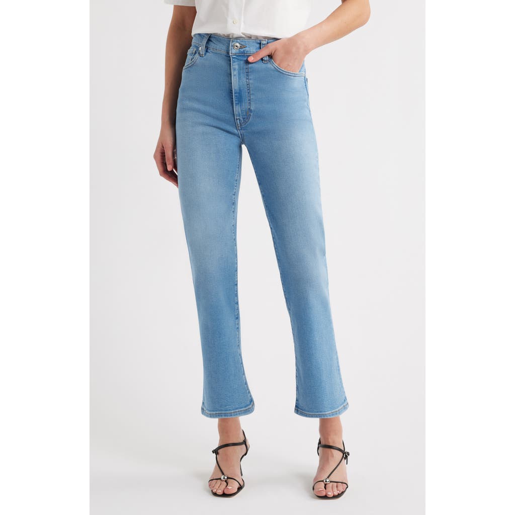 Frame Le Sleek High Waist Ankle Straight Leg Jeans In Honeymoon