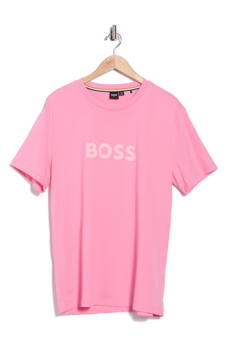 BOSS Logo Graphic T-Shirt, Alternate, color, Light/ Pastel Pink
