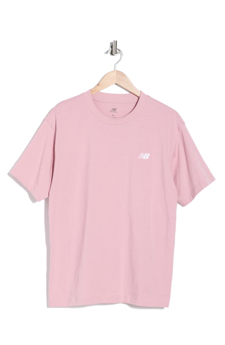 New Balance Sport Essentials Relaxed Fit Cotton T-Shirt, Main, color, Pink
