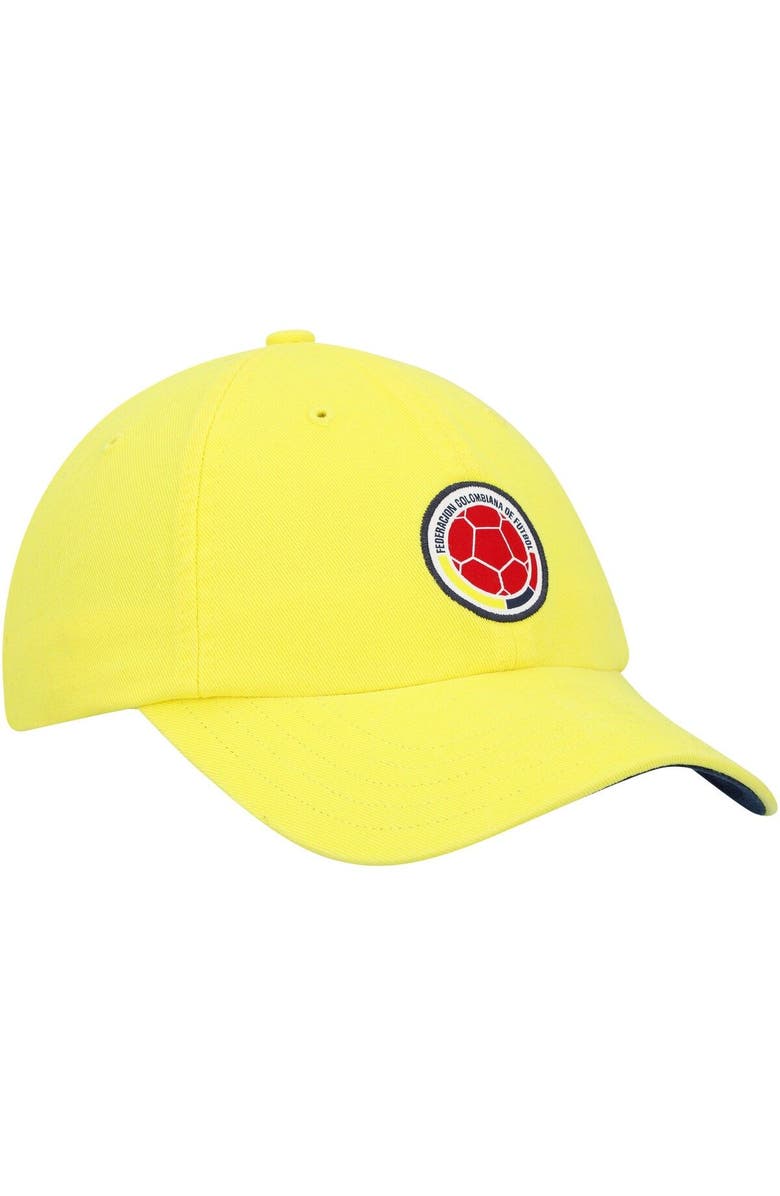 adidas Men's adidas Yellow Colombia National Team Dad Adjustable Hat, Alternate, color, 