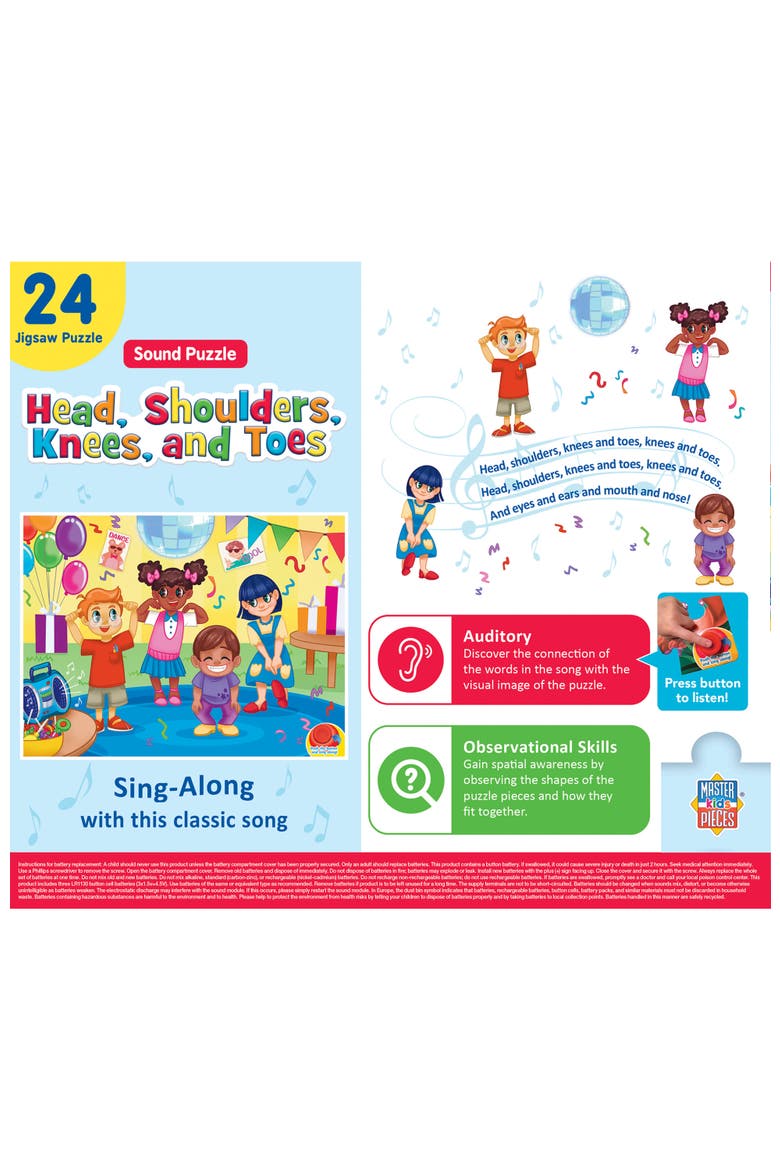 Head & Shoulders 24pc Sound Puzzle, Alternate, color, Multicolor