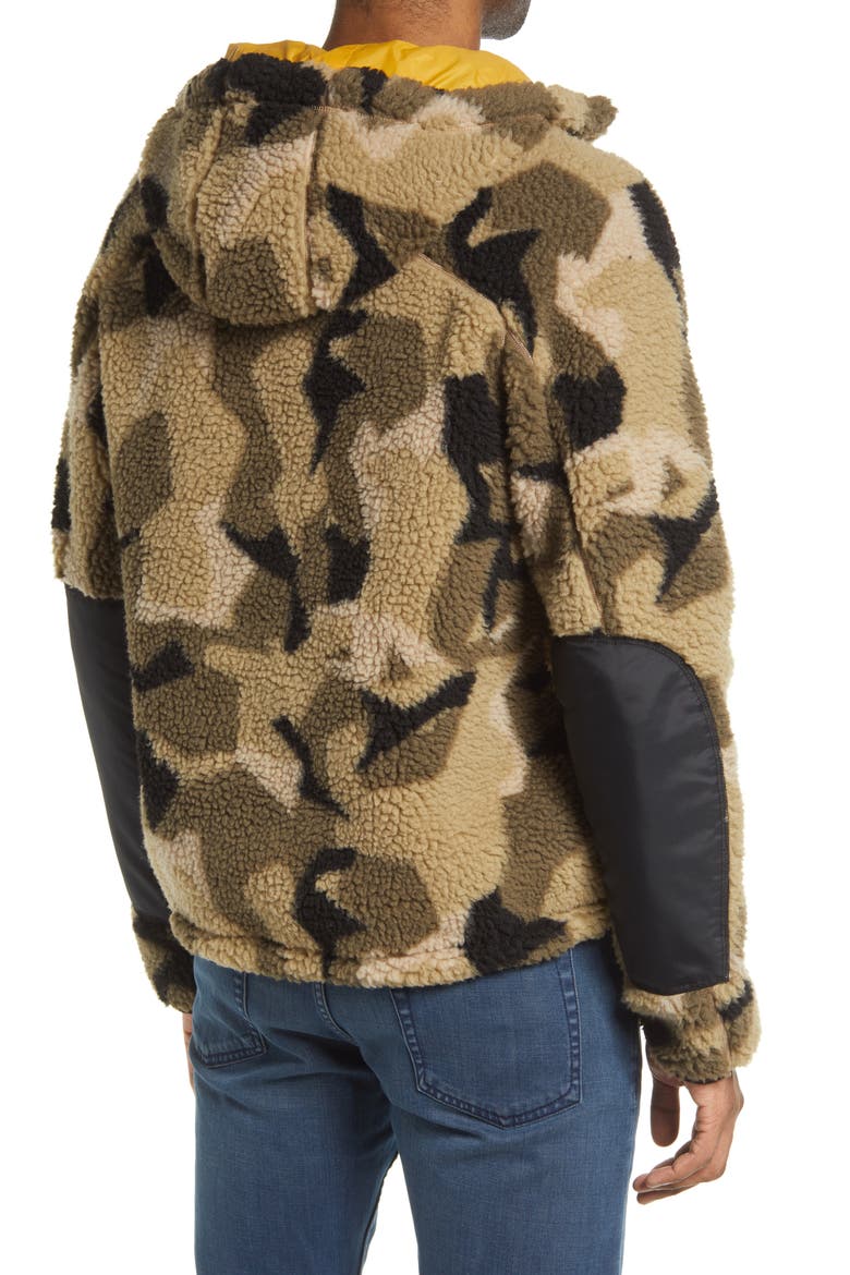 Men's Tactic Hooded Fleece Jacket, Alternate, color, CAMO
