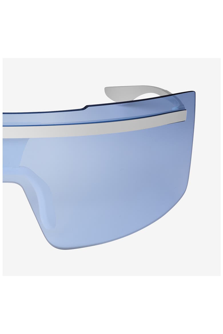 Echo Shield 67mm Sunglasses, Alternate, color, MAT FOOTBALL GREY / SILVER MIR