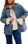 Free People Sweet Talk Denim Barn Jacket