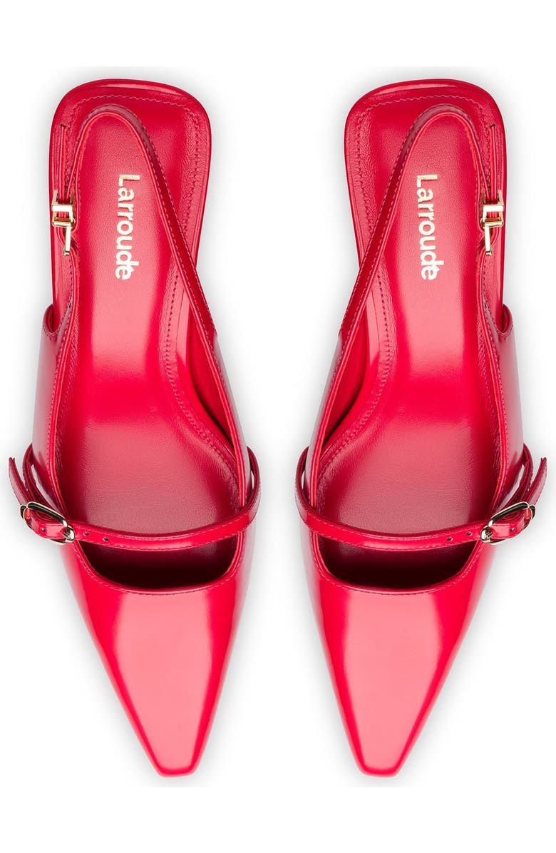 Larroudé Ines Pump, Alternate, color, Scarlet
