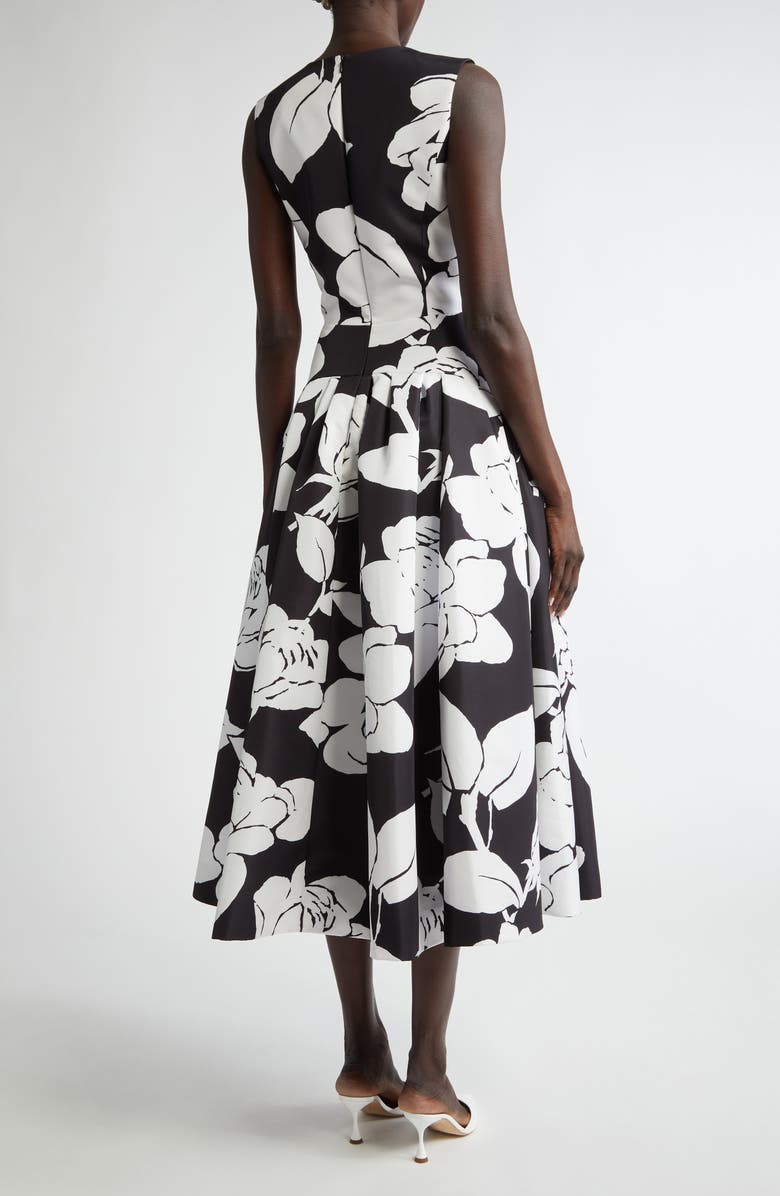 Carolina Herrera Floral Print Minidress, Alternate, color, 