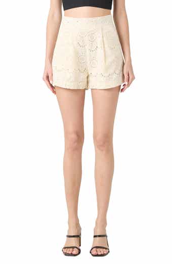 BLANKNYC Cotton Eyelet Shorts