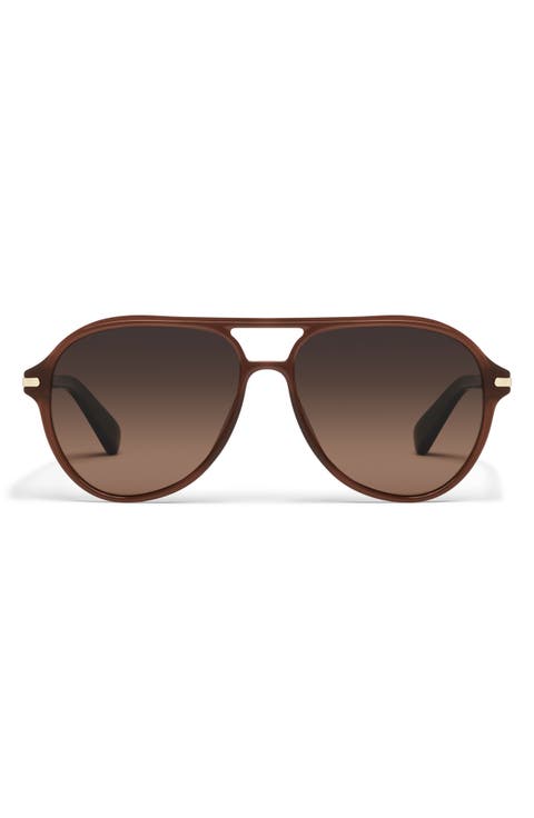 Day One 59mm Polarized Gradient Aviator Sunglasses
