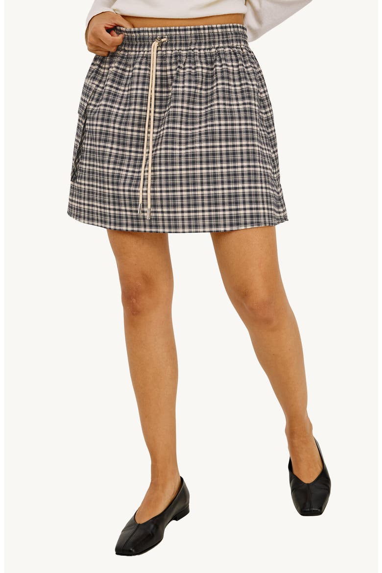 Sayana Check Miniskirt, Main, color, MINI CHECK