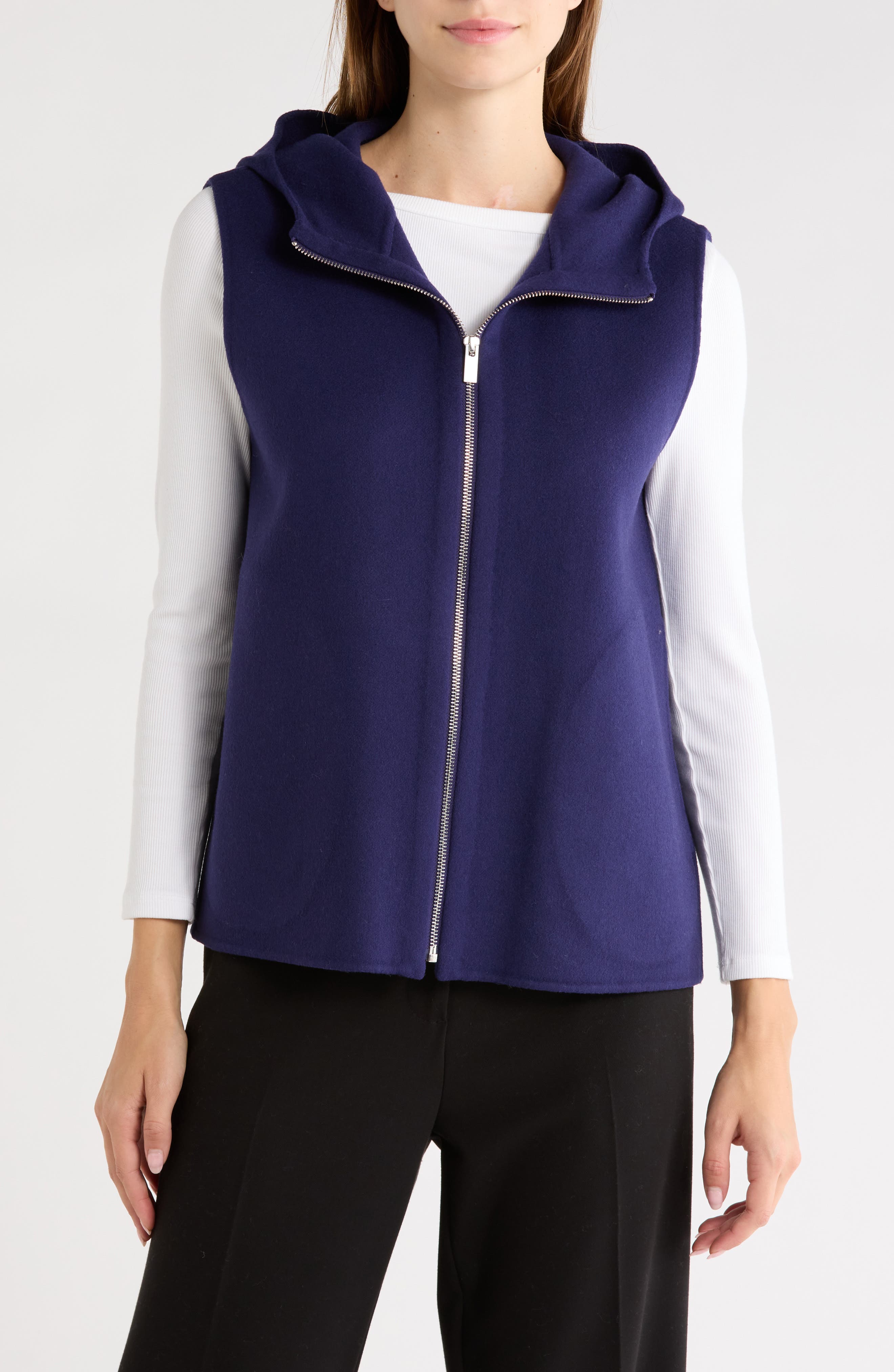 Wool & Cashmere Hooded Vest