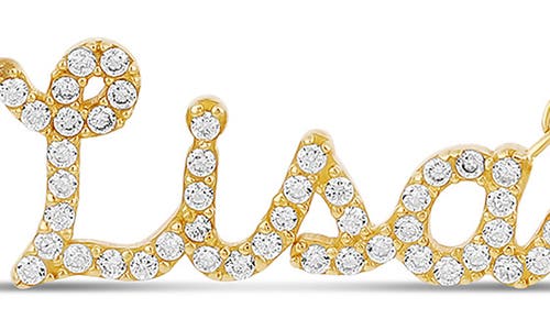 Shymi Script Name Necklace In Gold