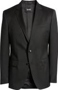 BOSS Slim Fit Solid Wool Suit Jacket