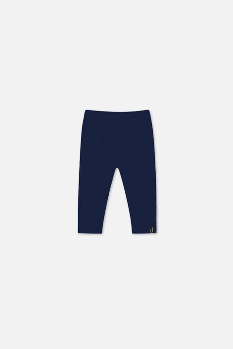 Soft Rib Hem Patch Leggings