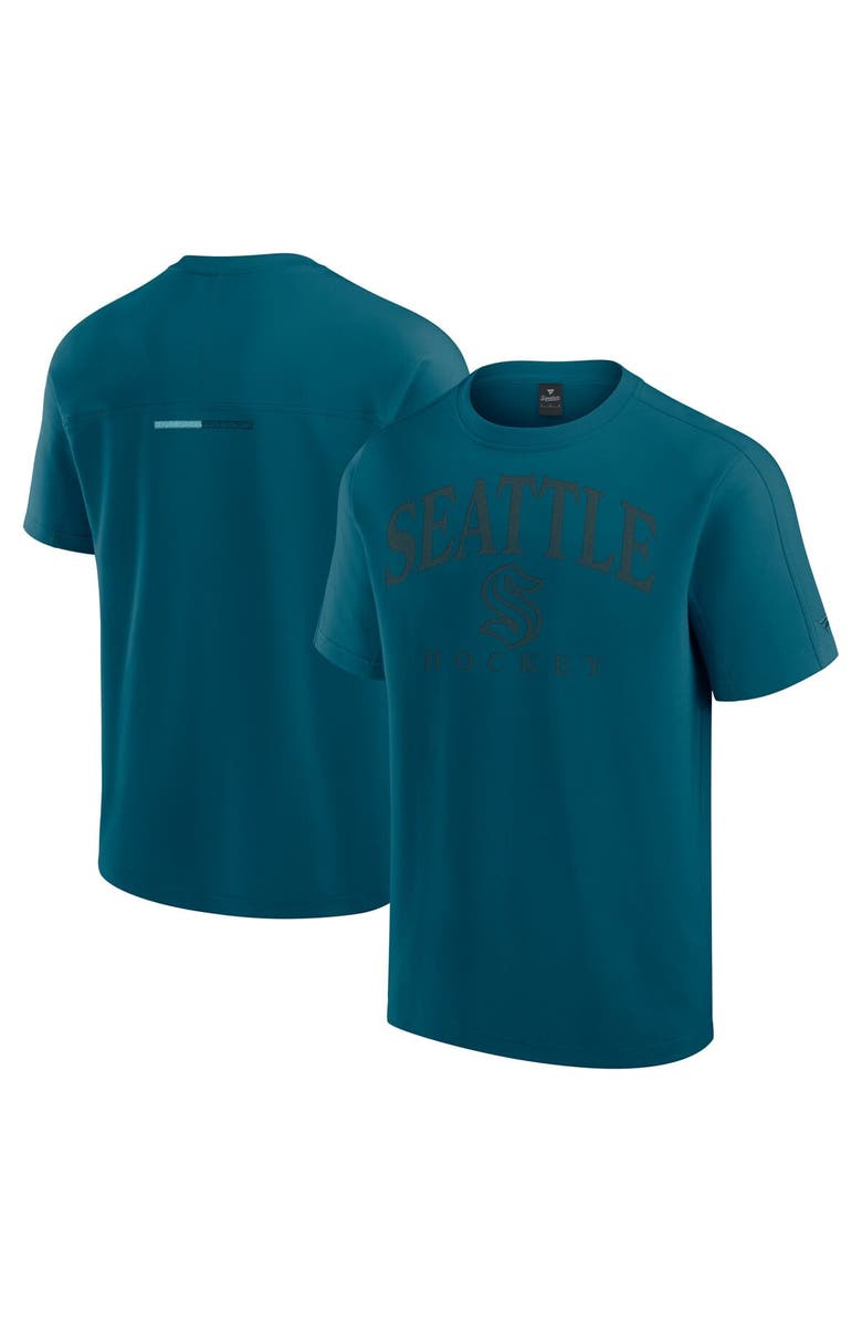 FANATICS Men's Fanatics Blue Seattle Kraken Elements Flex Tri-Blend T-Shirt, Alternate, color, Blue