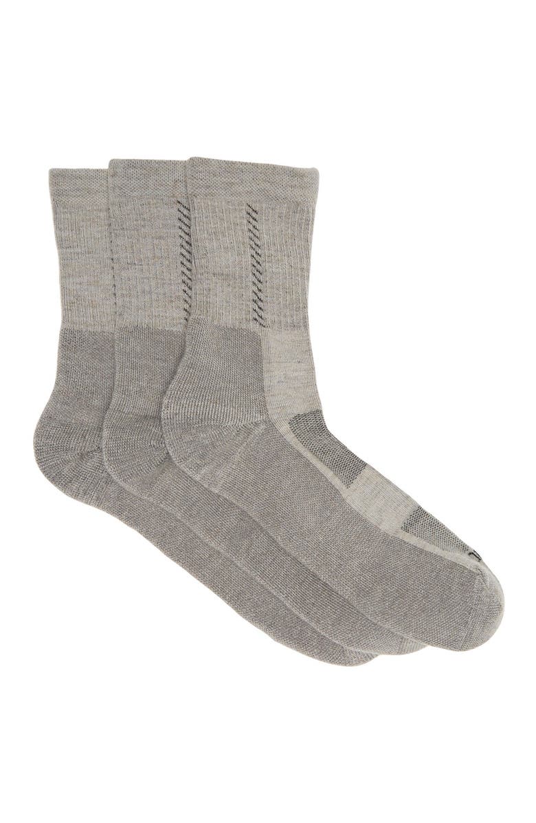 Woolrich 3/4 Crew Run Socks - Pack of 3, Main, color,