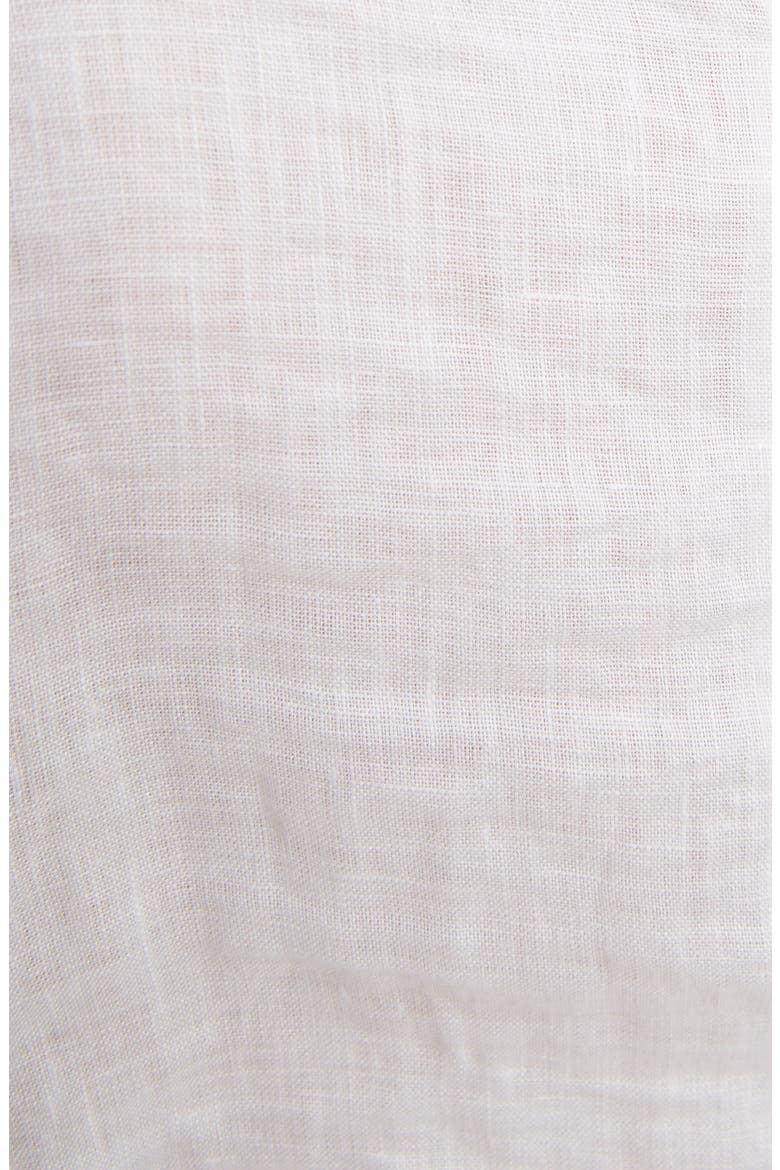 Telicia Ruffle Linen Dress, Alternate, color, WHITE