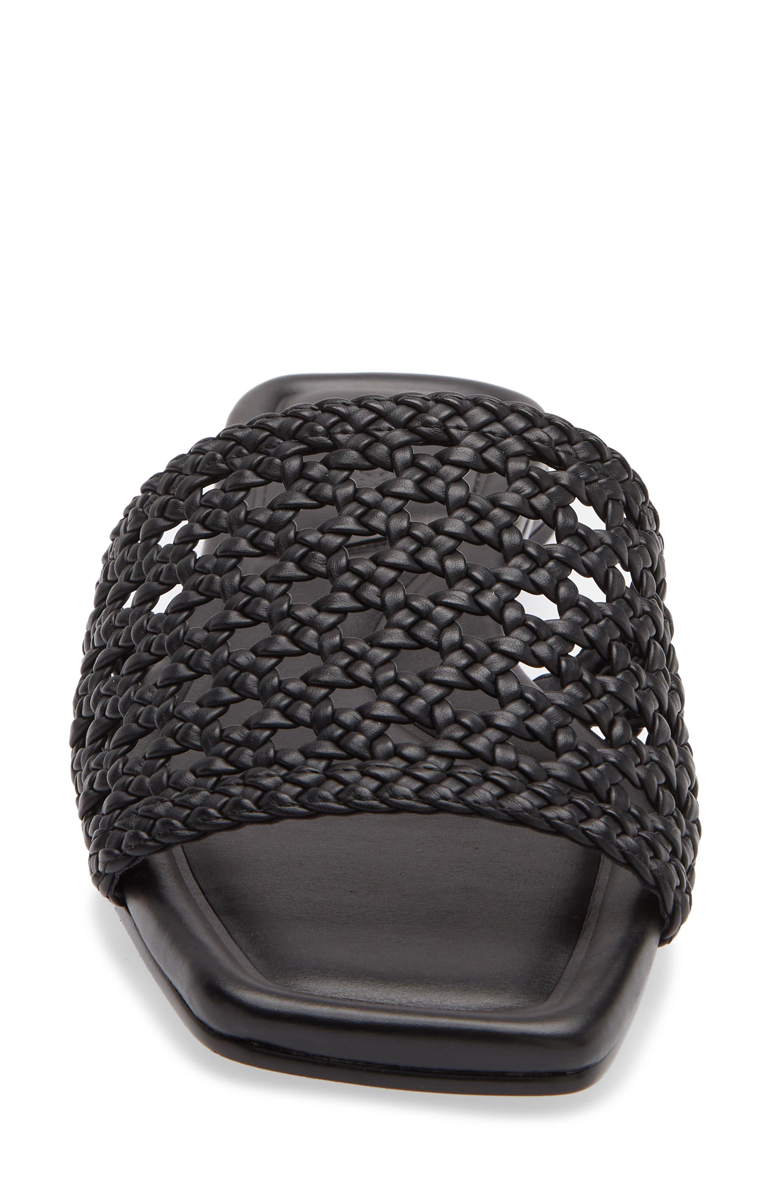 Nordstrom Babette Slide Sandal, Alternate, color, Black Caviar