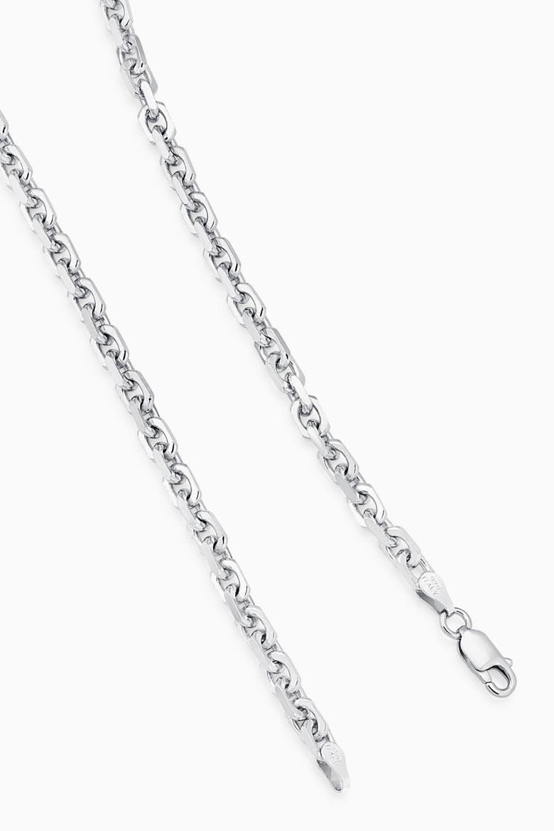 Sterling Silver Captain Link Bracelet, Alternate, color, Sterling Silver