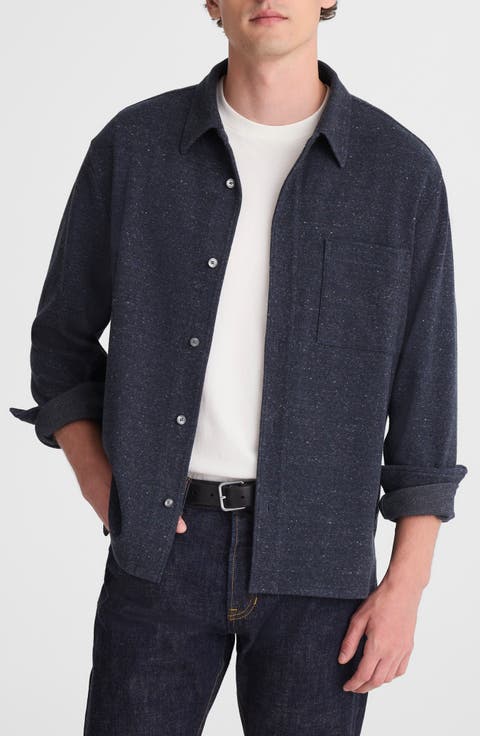 The Devoe Knit Button-Up Shirt