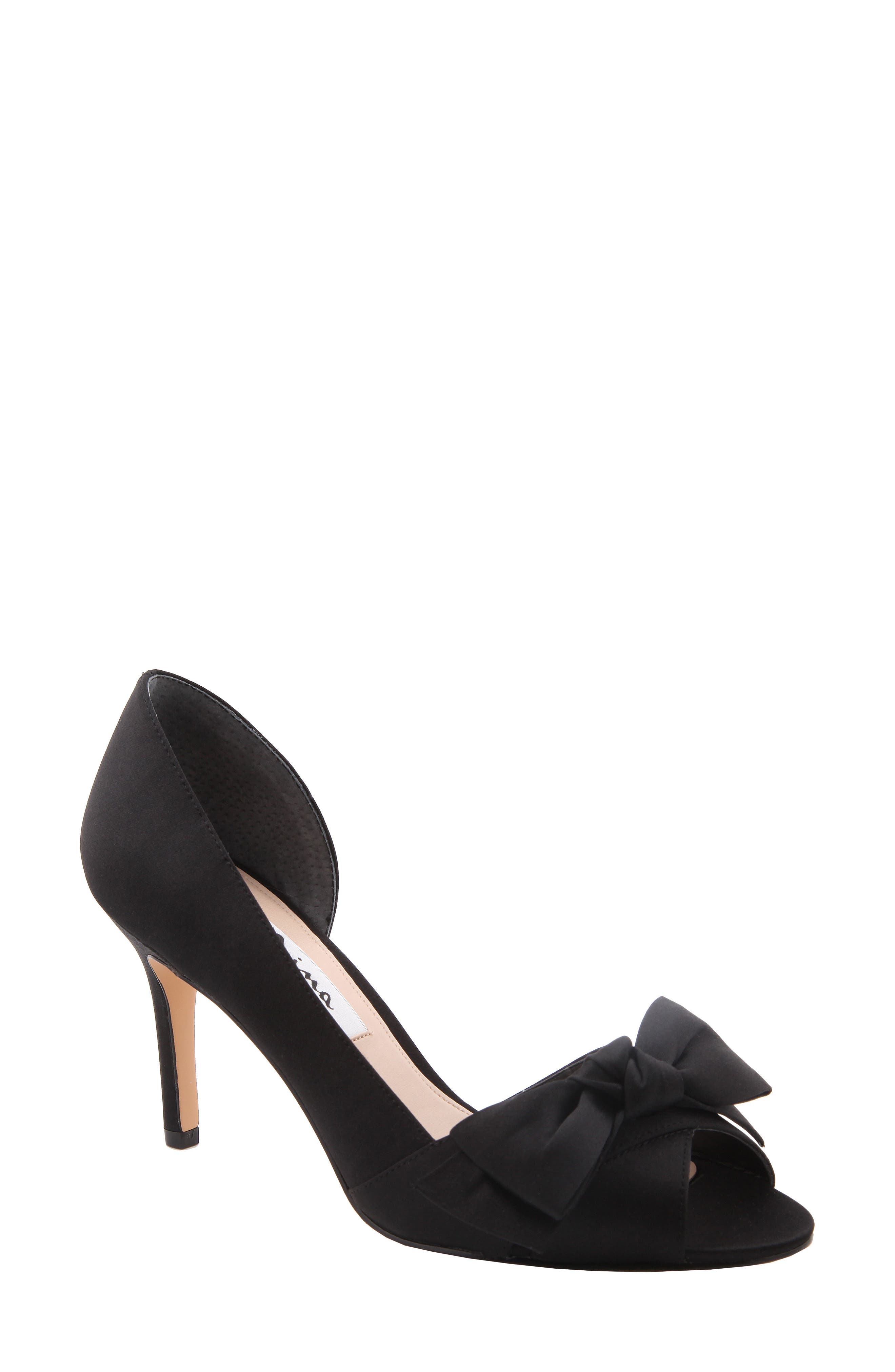 Nina Forbes II Peep Toe Pump, Main, color, 