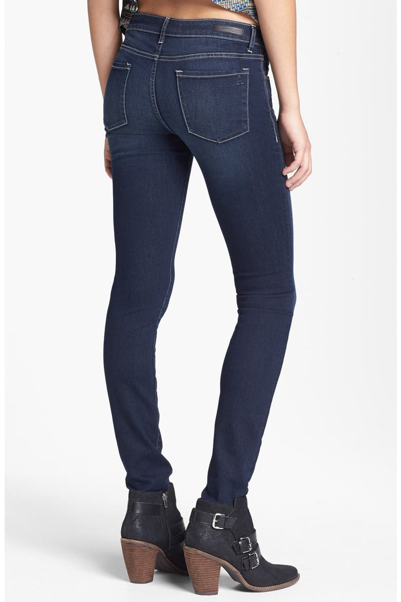 'Mya Abyss' Skinny Jeans, Alternate, color, DARK WASH