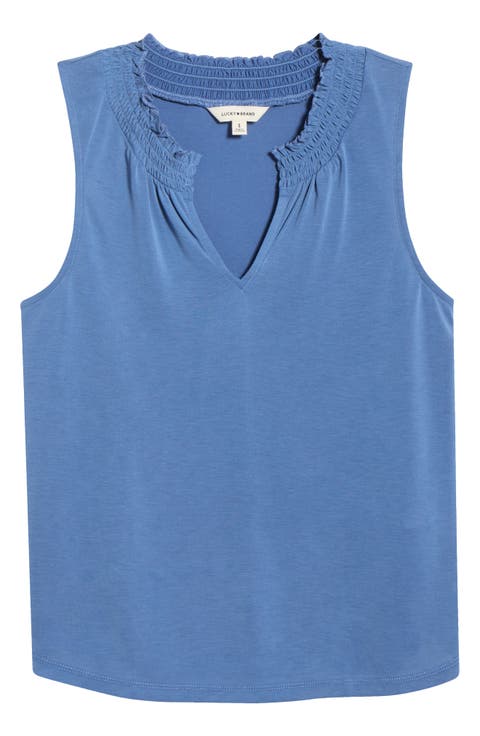 Sandwash Smock Detail Knit Top