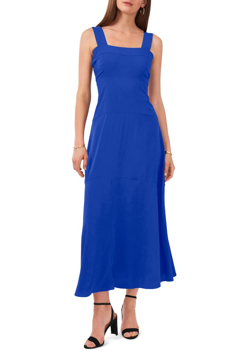 Tiered Sleeveless Maxi Dress, Main, color, COBALT