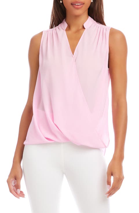 Sleeveless Crepe Top