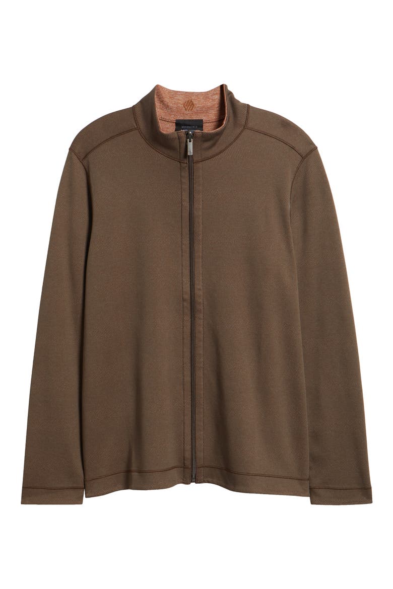 XC4® Reversible Performance Zip Jacket, Alternate, color, BROWN/ RUST