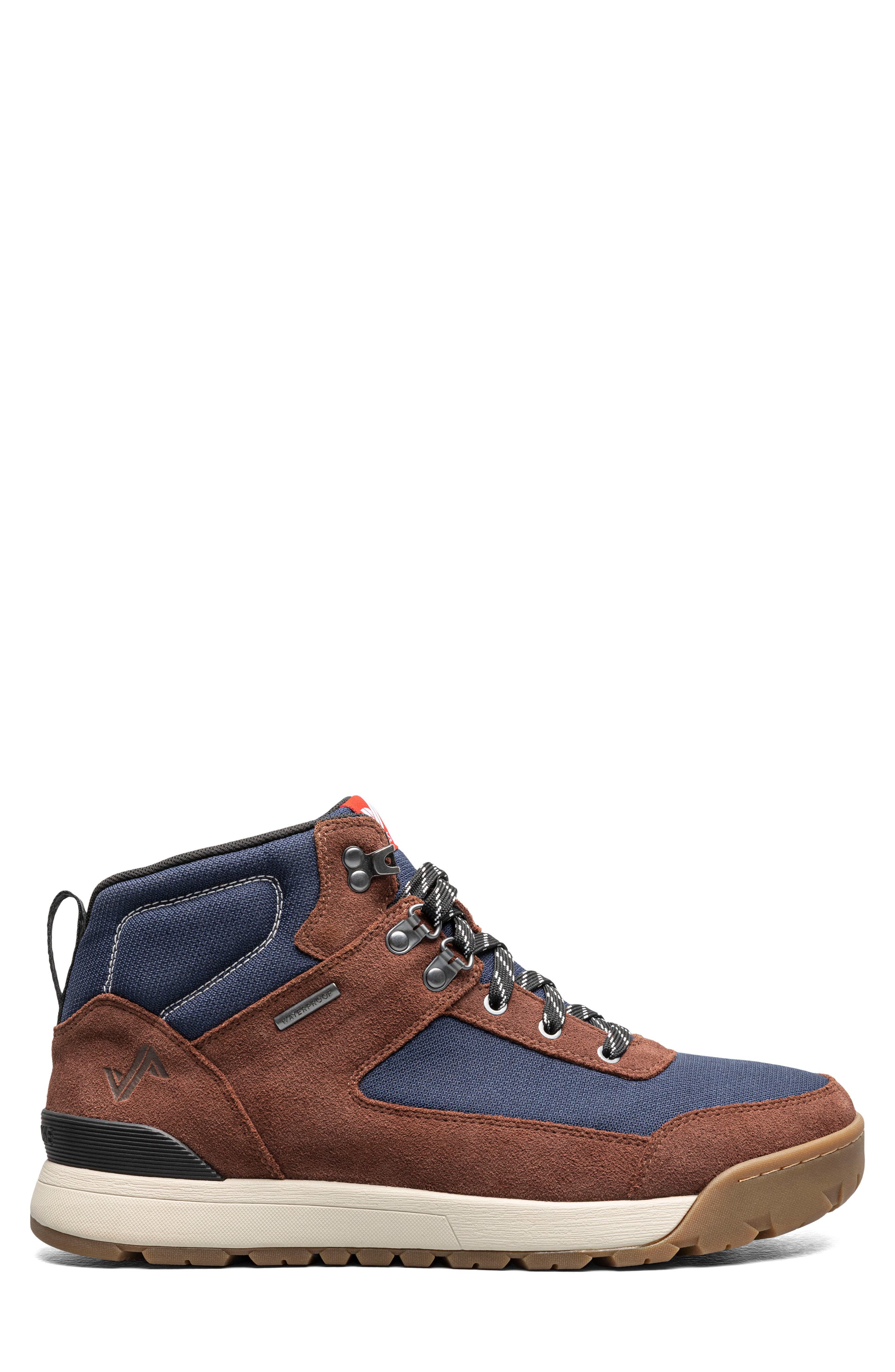Forsake Fifteen Mid Hiking Shoe, Alternate, color, Navy/ Brown