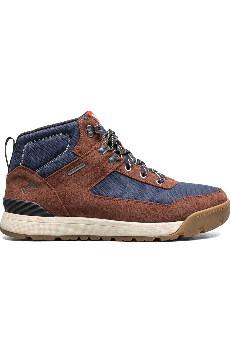 Forsake Fifteen Mid Hiking Shoe, Alternate, color, Navy/ Brown