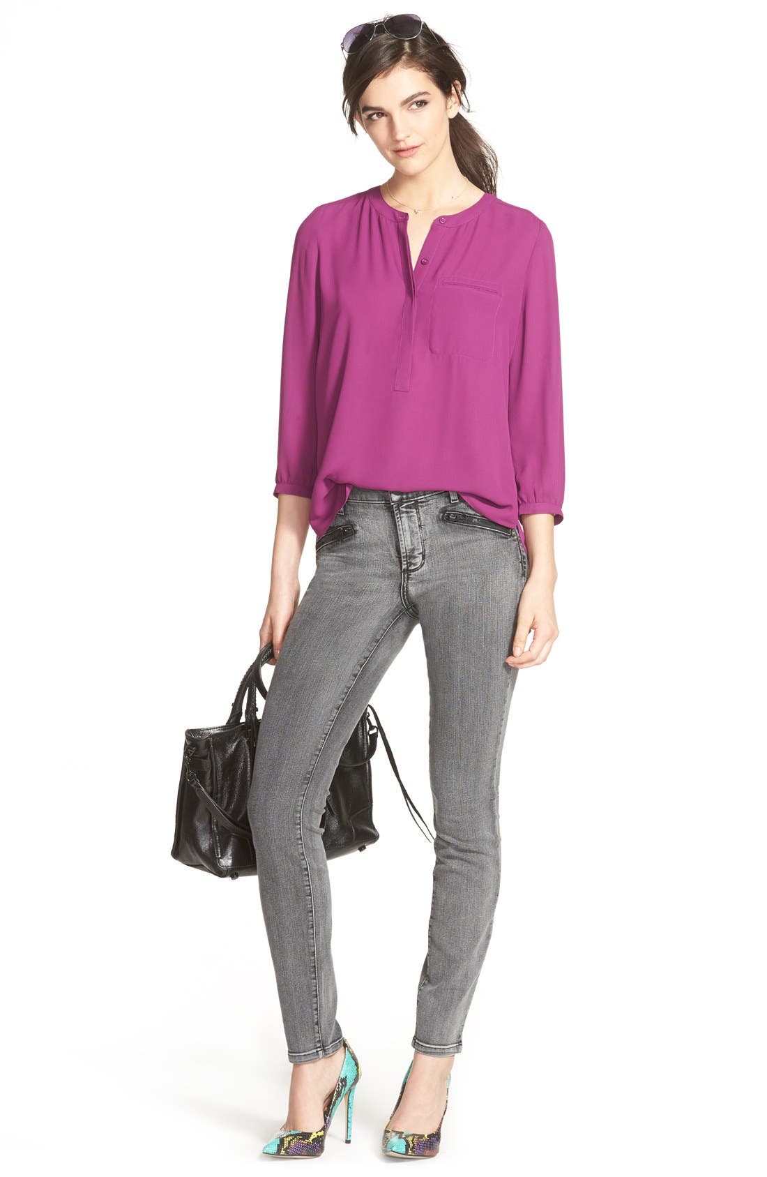 Rebecca Minkoff Regan Satchel, Alternate, color, 