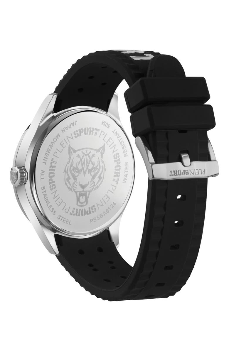 PLEIN SPORT Lineman Watch, Alternate, color, Stainless Steel/Black