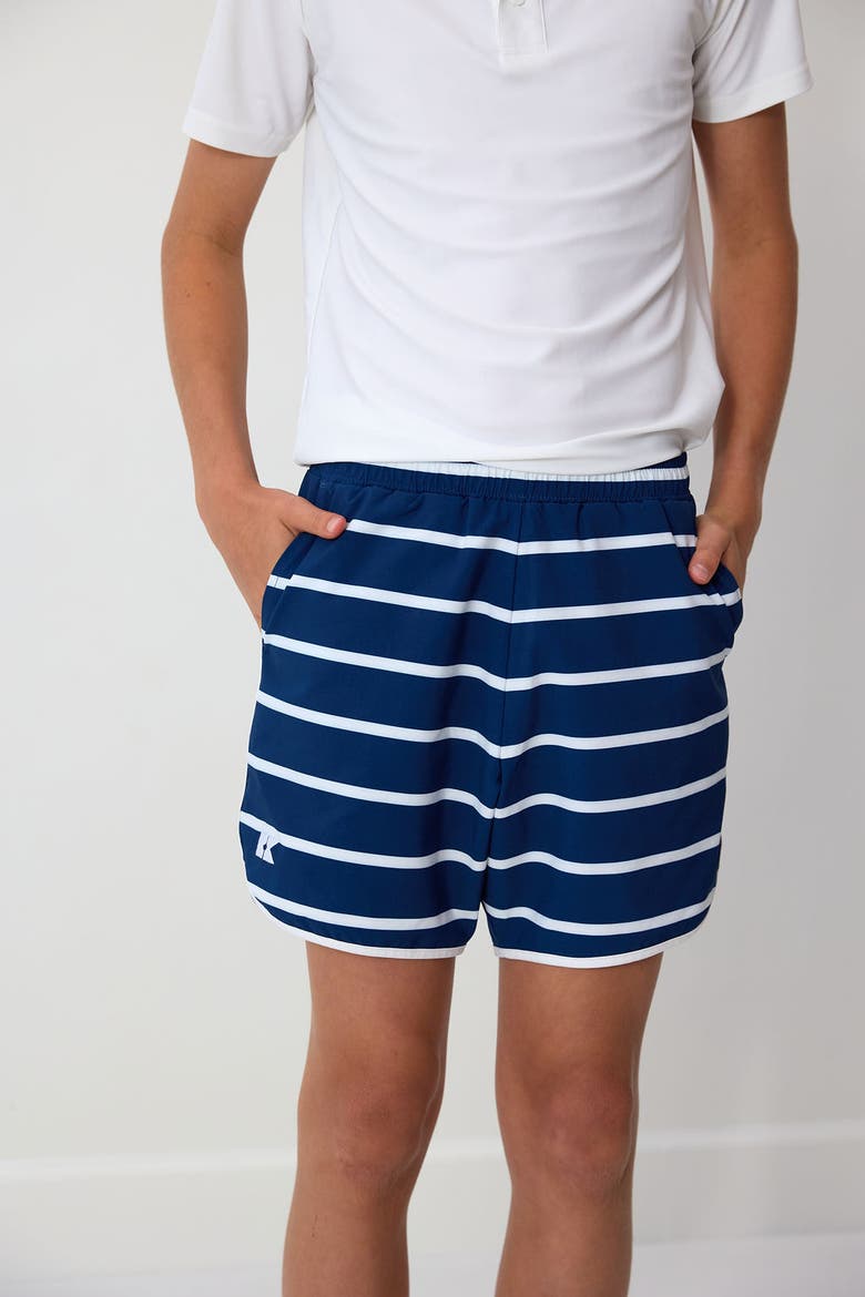 Boys Retro Super Short Lined, Alternate, color, Navy Stripe